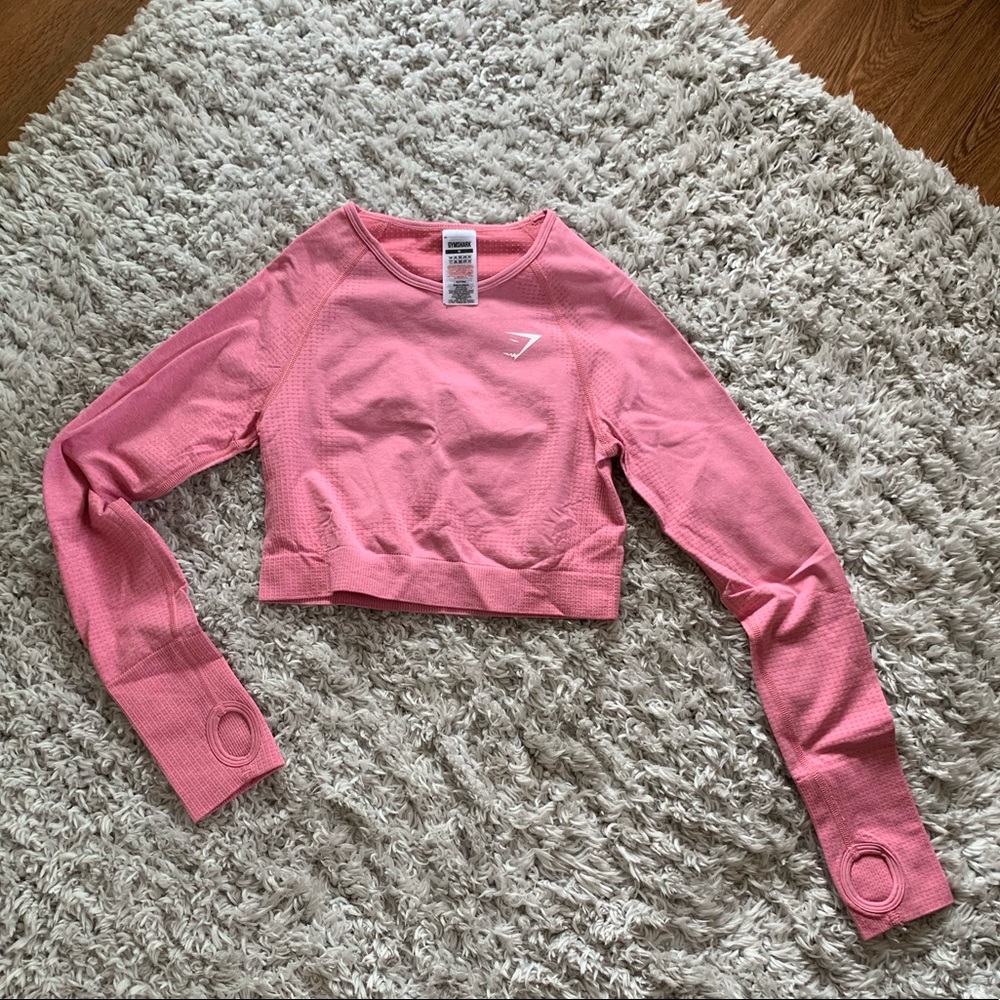 Gymshark Vital cropped long sleeve workout top